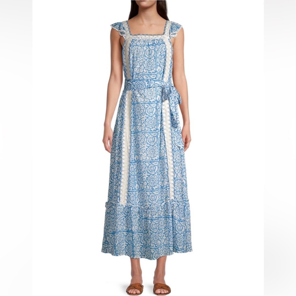 Roller Rabbit crochet maxi dress